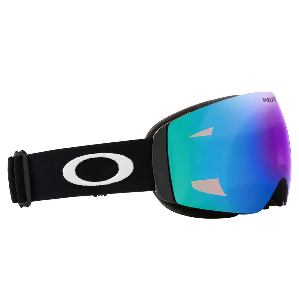 Oakley Flight Deck M Matte Black Prizm Argon Lens Snow Goggle