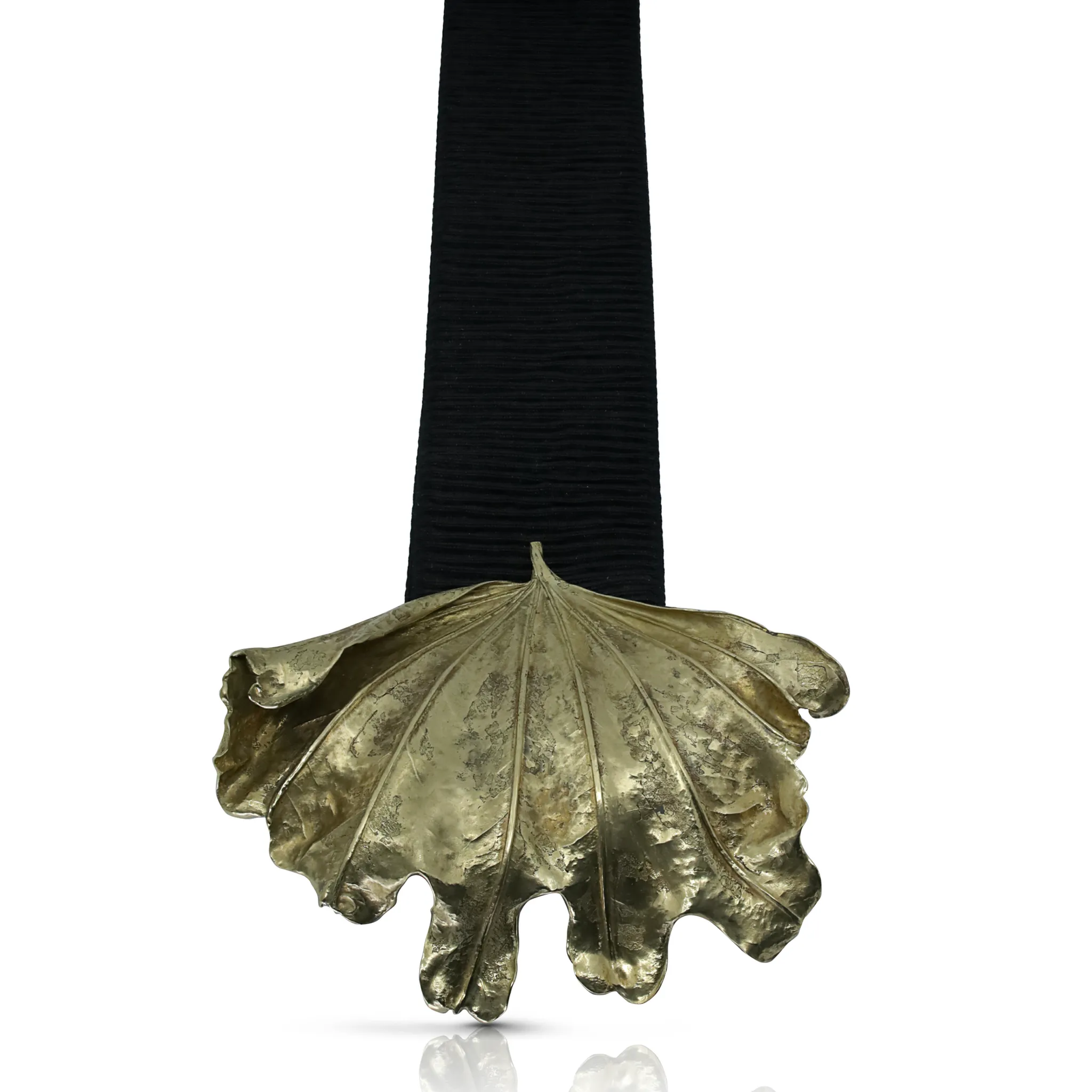 One-Of-A-Kind Brass Leaf Belt
