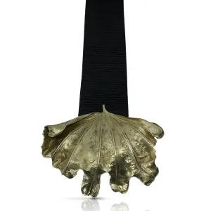 One-Of-A-Kind Brass Leaf Belt