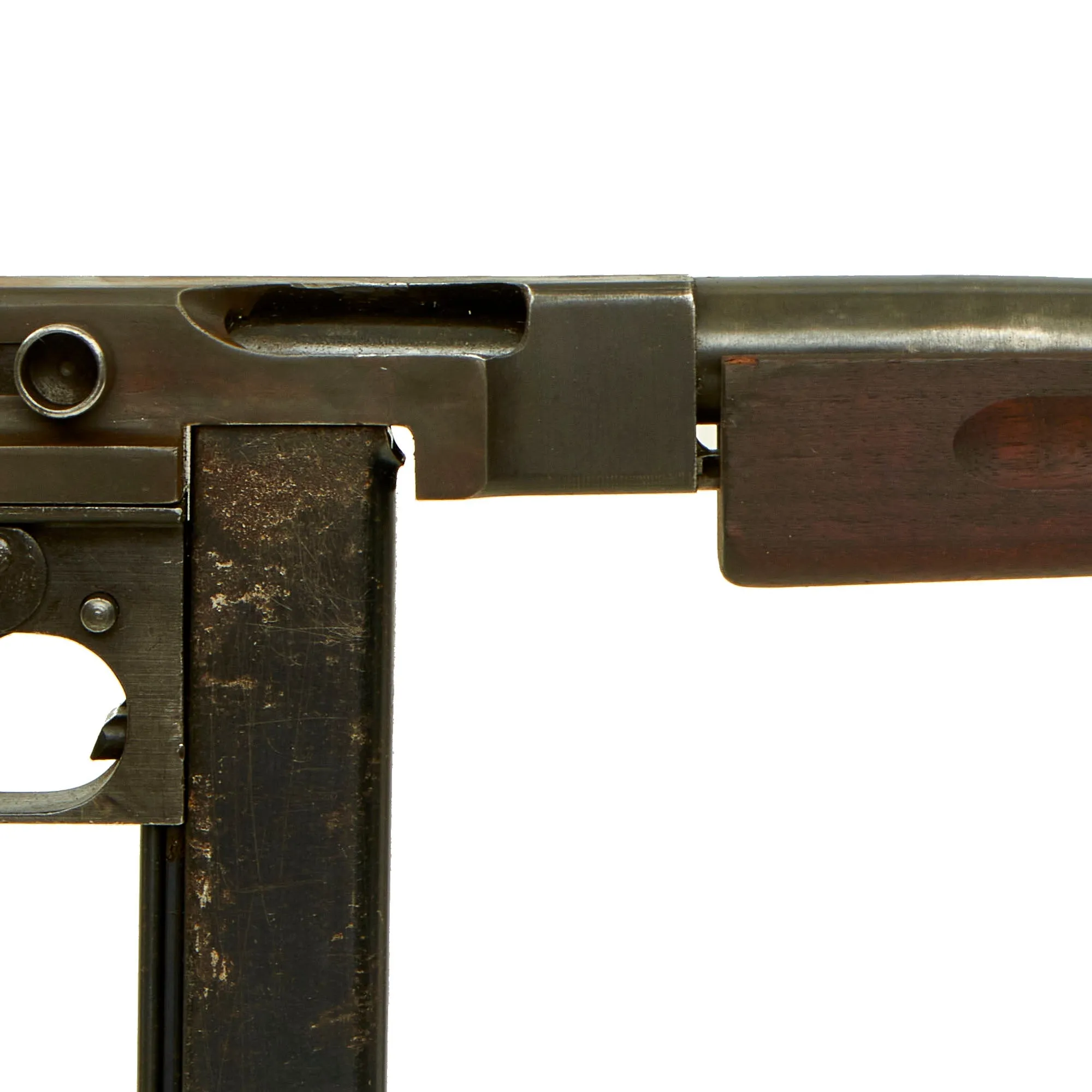 Original U.S. WWII Thompson M1 Display Submachine Gun by Auto Ordnance Serial NO. 326299 - Original WWII Parts
