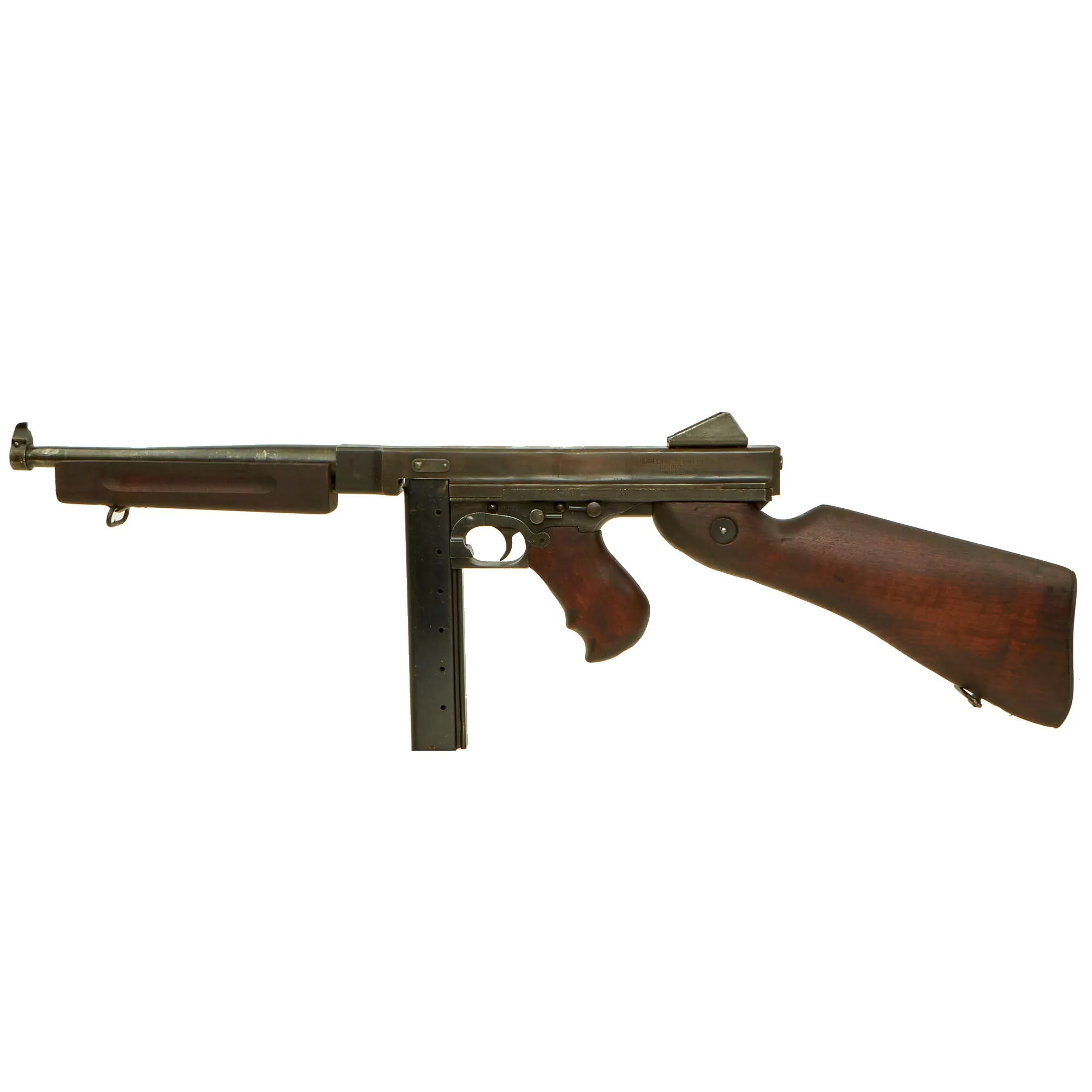 Original U.S. WWII Thompson M1 Display Submachine Gun by Auto Ordnance Serial NO. 326299 - Original WWII Parts