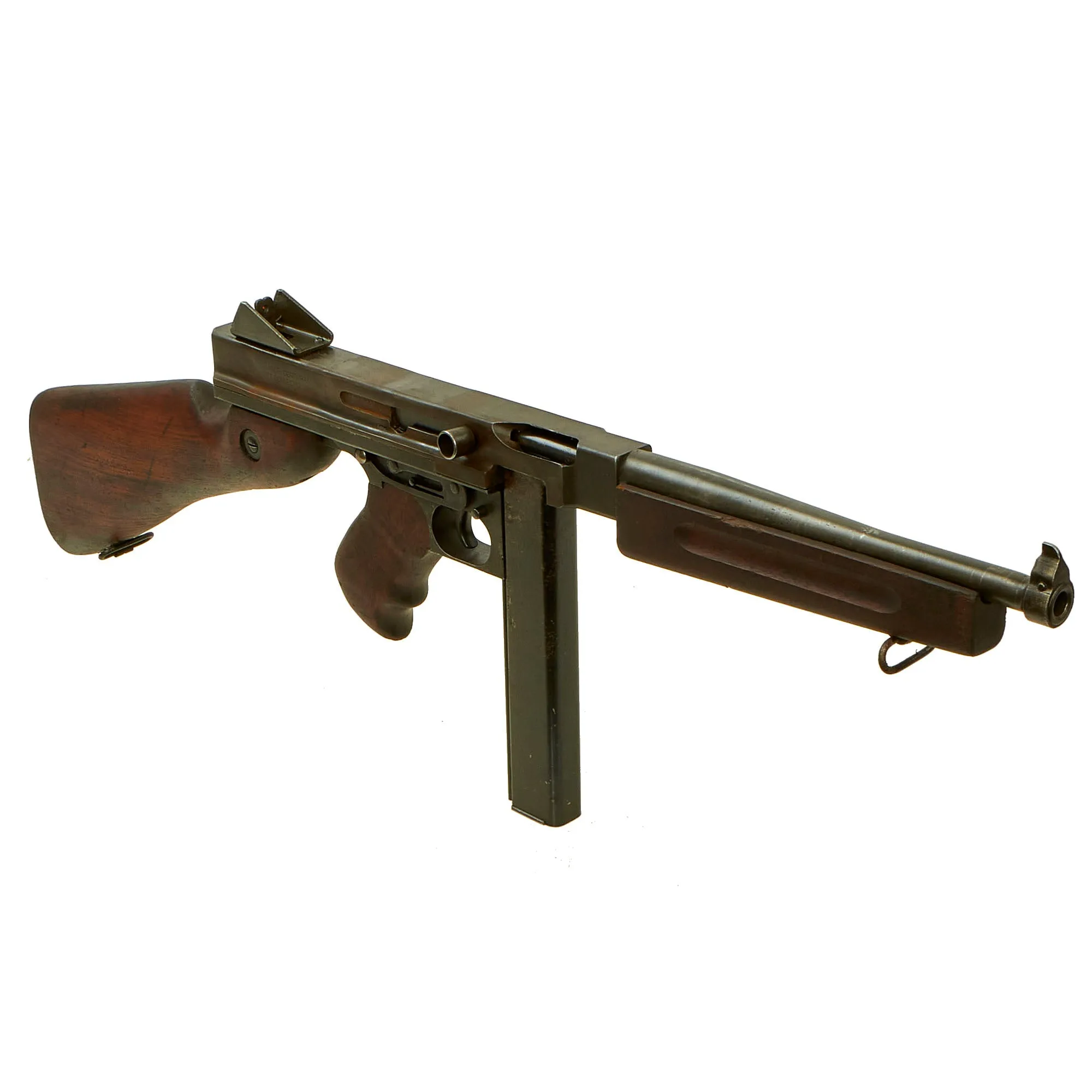 Original U.S. WWII Thompson M1 Display Submachine Gun by Auto Ordnance Serial NO. 326299 - Original WWII Parts