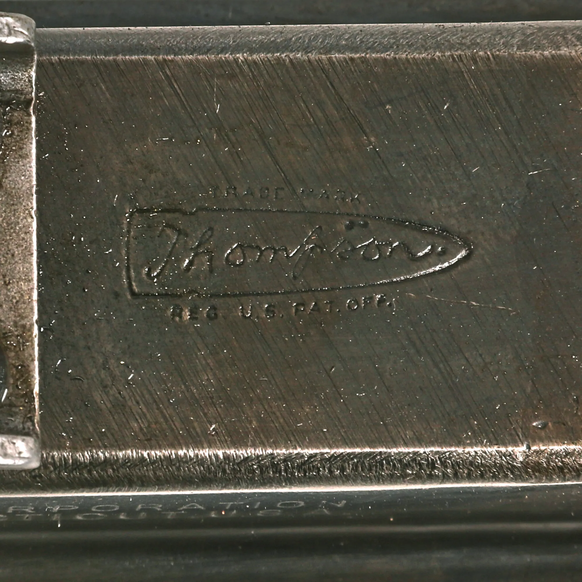 Original U.S. WWII Thompson M1 Display Submachine Gun by Auto Ordnance Serial NO. 33180 - Original WWII Parts