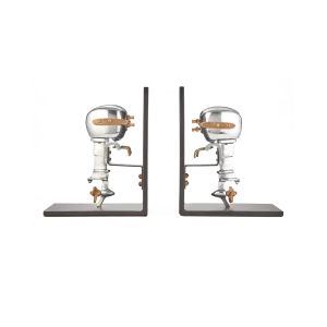 Outboard Motor Bookends Aluminum