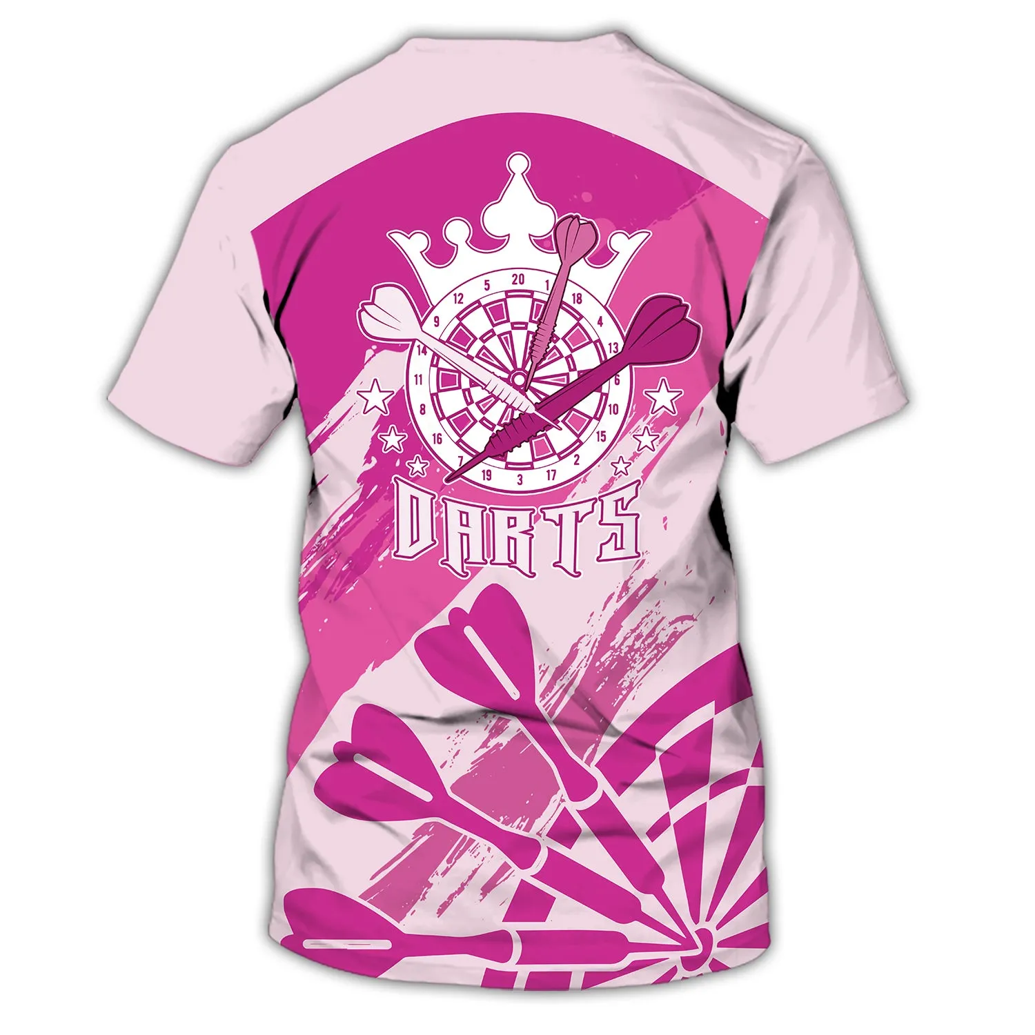 Personalized Name Darts Pink 3D Printed Shirts