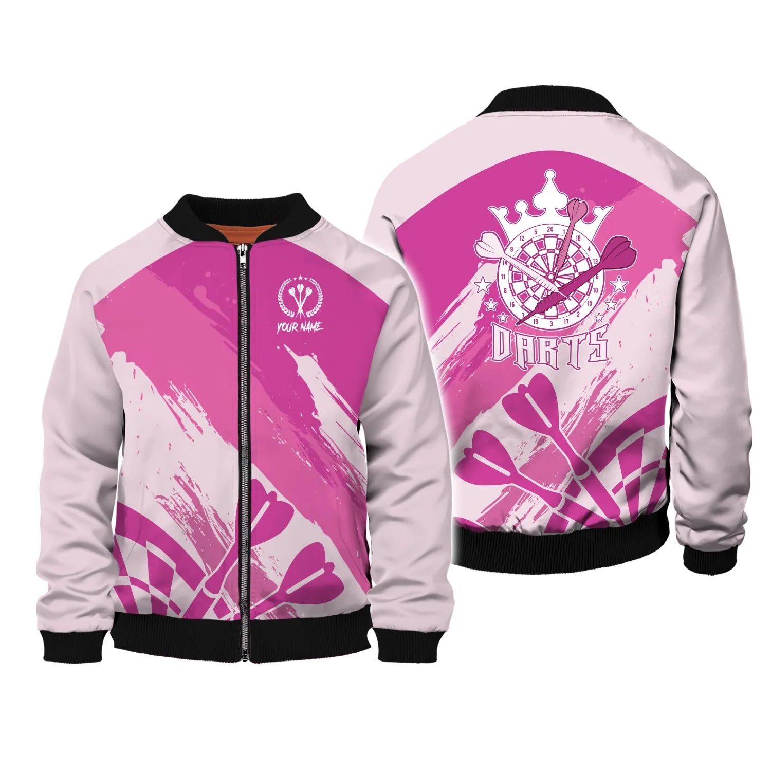 Personalized Name Darts Pink 3D Printed Shirts
