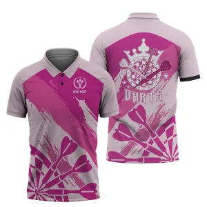 Personalized Name Darts Pink 3D Printed Shirts