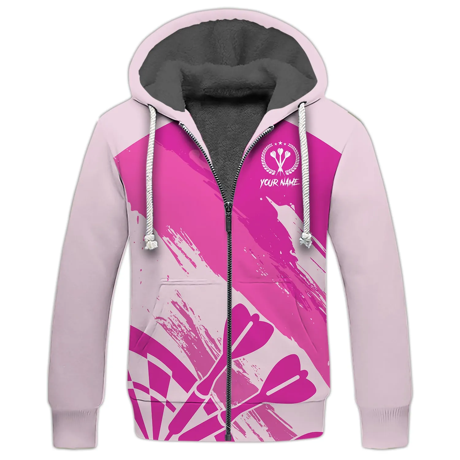 Personalized Name Darts Pink 3D Printed Shirts