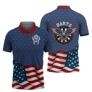 Personalized Name Darts USA 3D Printed Shirts
