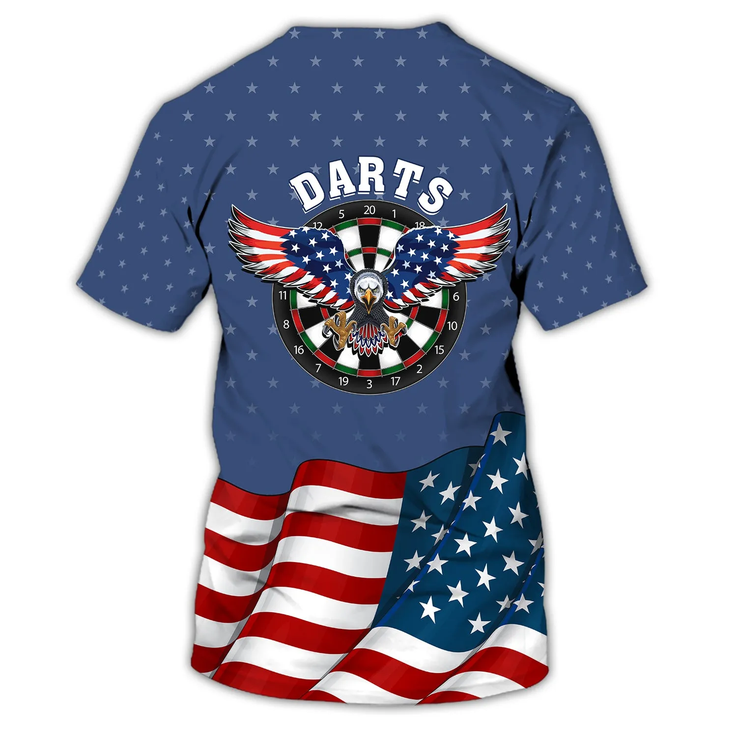 Personalized Name Darts USA 3D Printed Shirts
