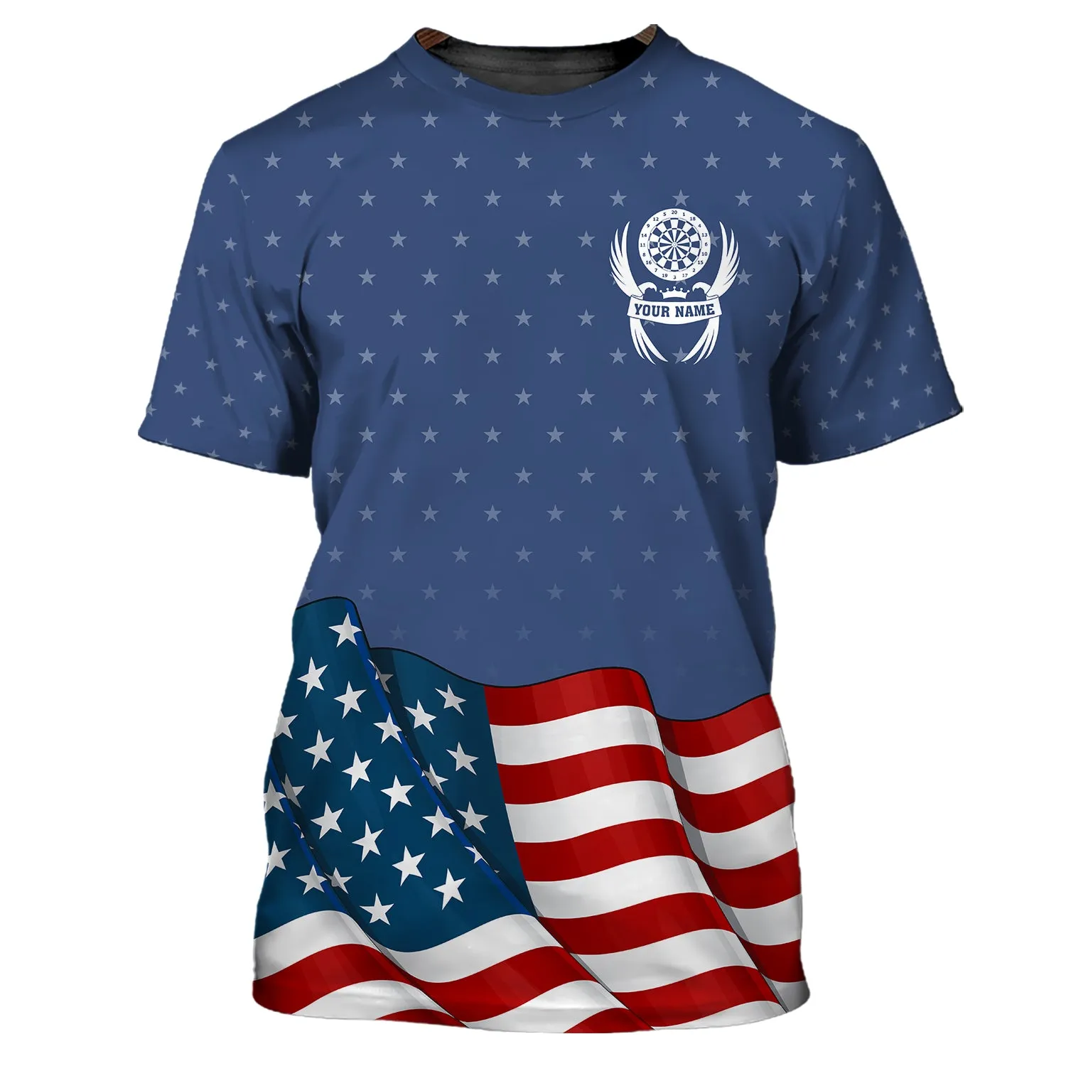 Personalized Name Darts USA 3D Printed Shirts