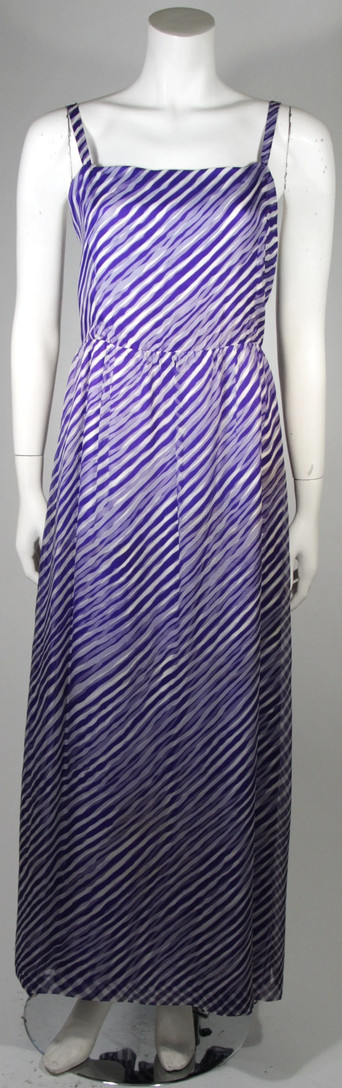 PERTEGAZ Couture Gown with Kaftan Overlay and Belt Size Small