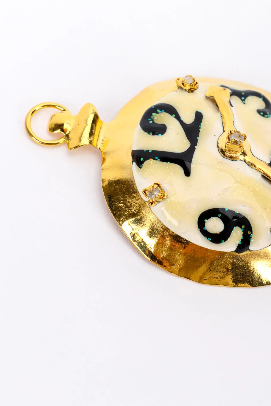 Pocket Watch Charm Brooch