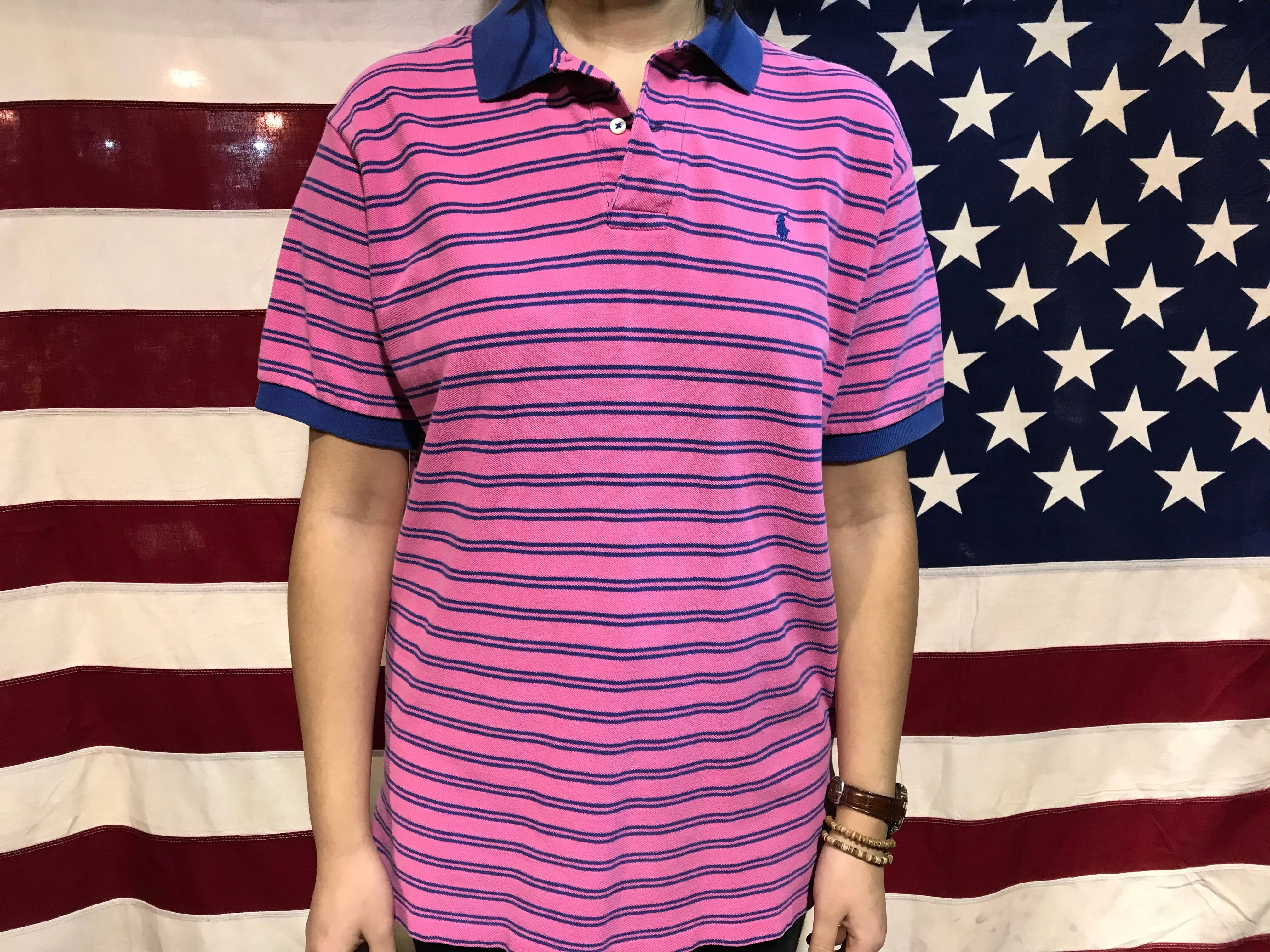 Polo by Ralph Lauren Vintage 90’s Stripe Mens Polo