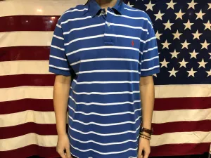 Polo by Ralph Lauren Vintage 90’s Stripe Mens Polo