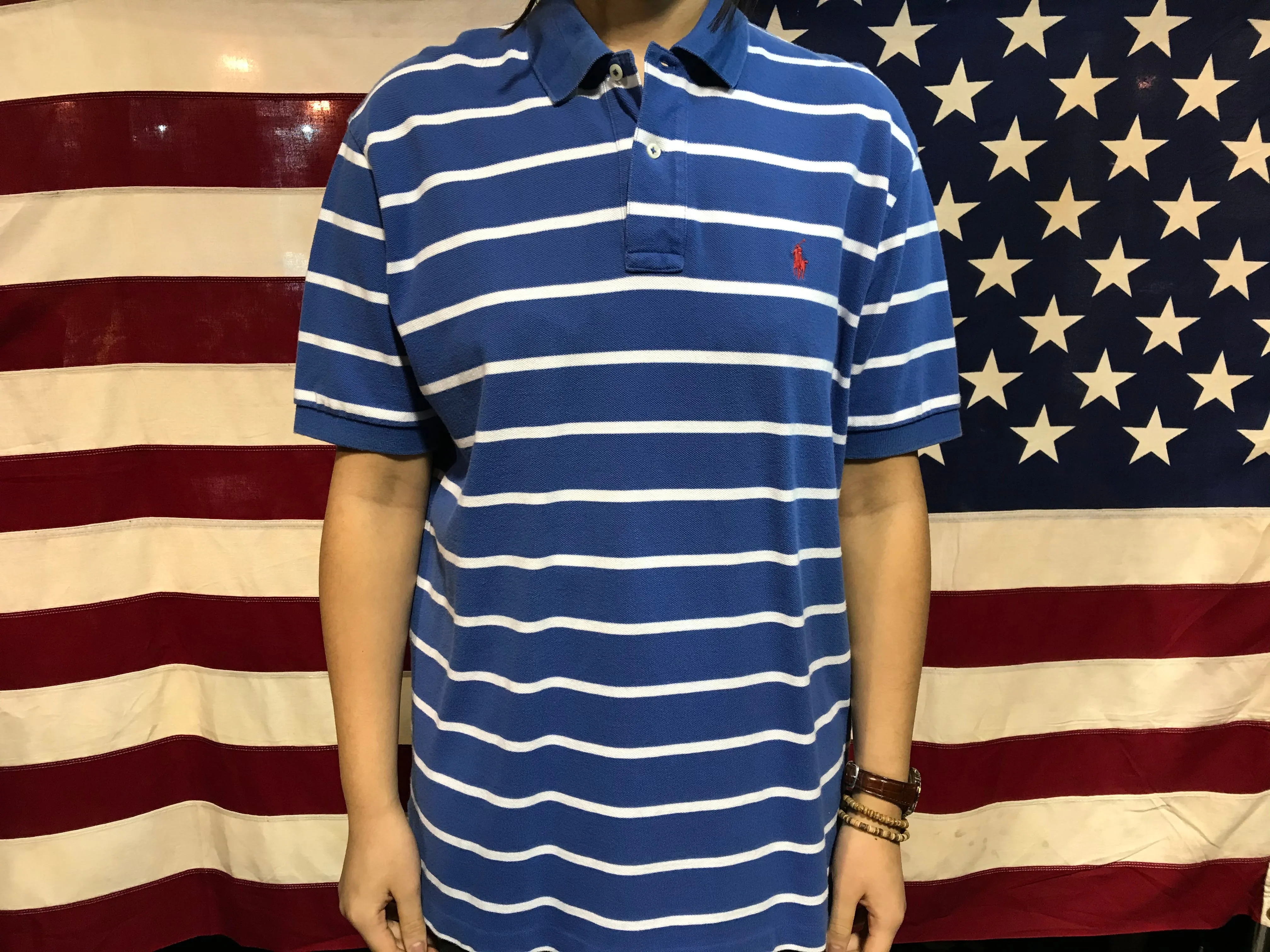 Polo by Ralph Lauren Vintage 90’s Stripe Mens Polo