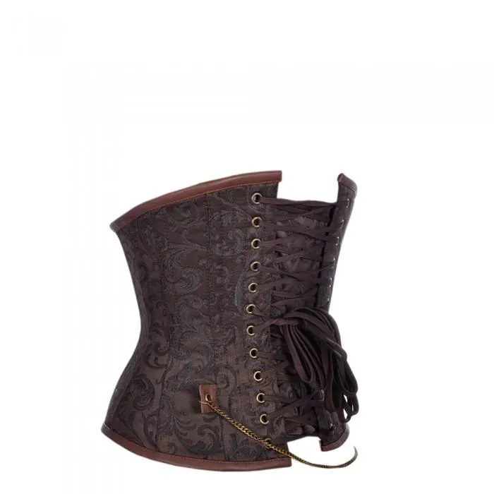 Pratt Steampunk Embroidered Corset