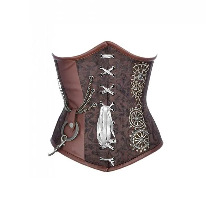 Pratt Steampunk Embroidered Corset