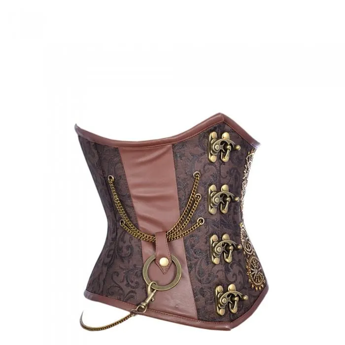 Pratt Steampunk Embroidered Corset