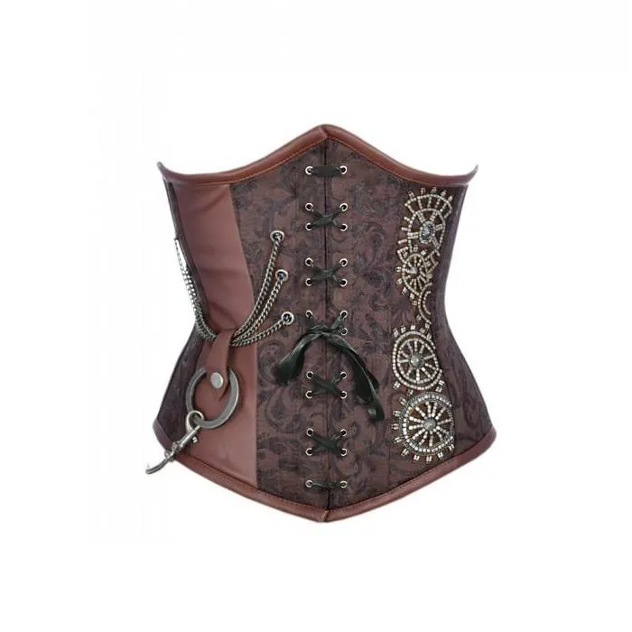 Pratt Steampunk Embroidered Corset