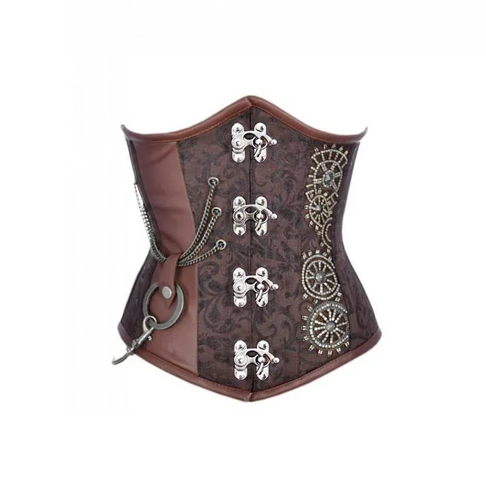 Pratt Steampunk Embroidered Corset