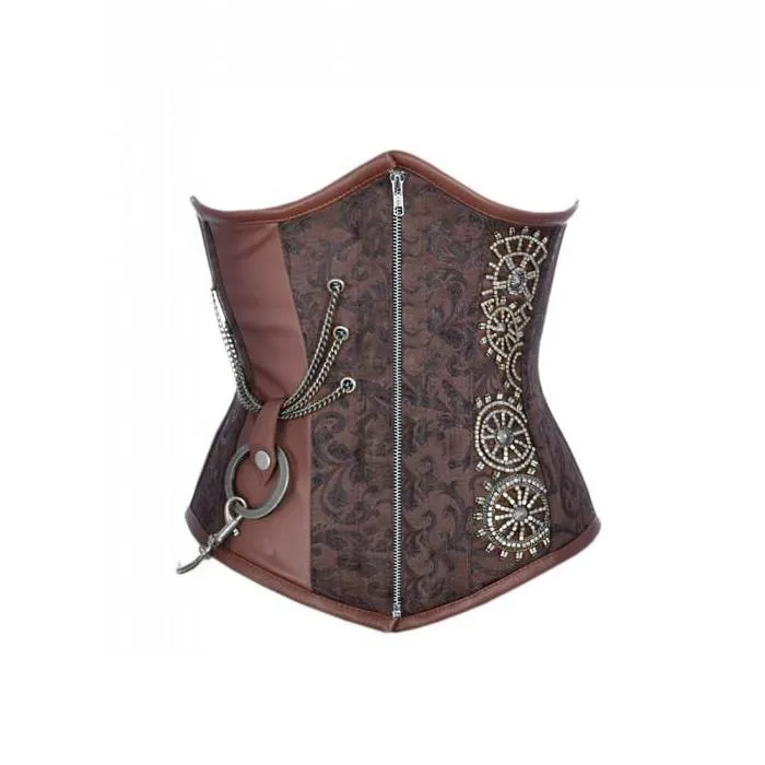 Pratt Steampunk Embroidered Corset