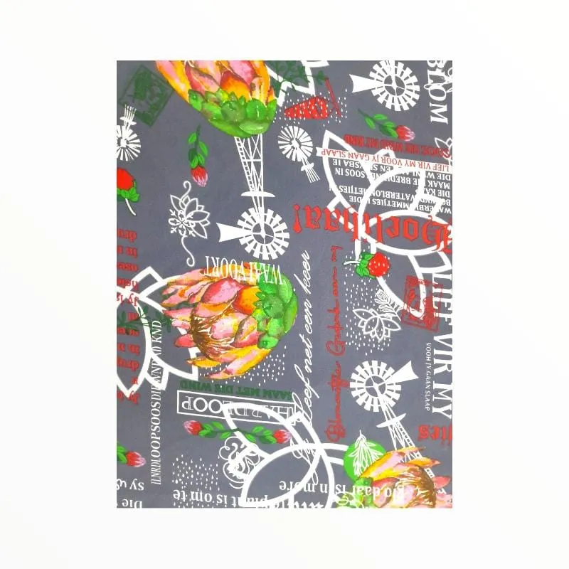 Printed Mini Matt Design 8 Afrikaans Collection 140 cm