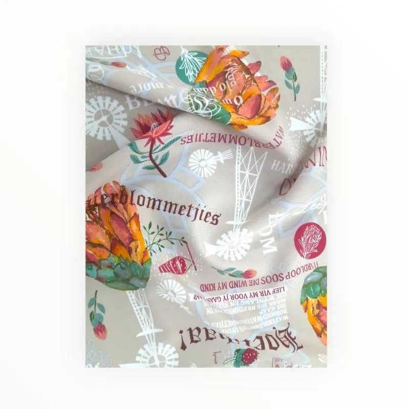 Printed Mini Matt Design 8 Afrikaans Collection 140 cm