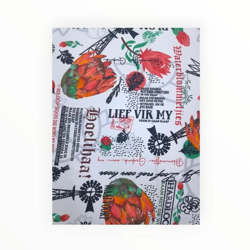Printed Mini Matt Design 8 Afrikaans Collection 140 cm