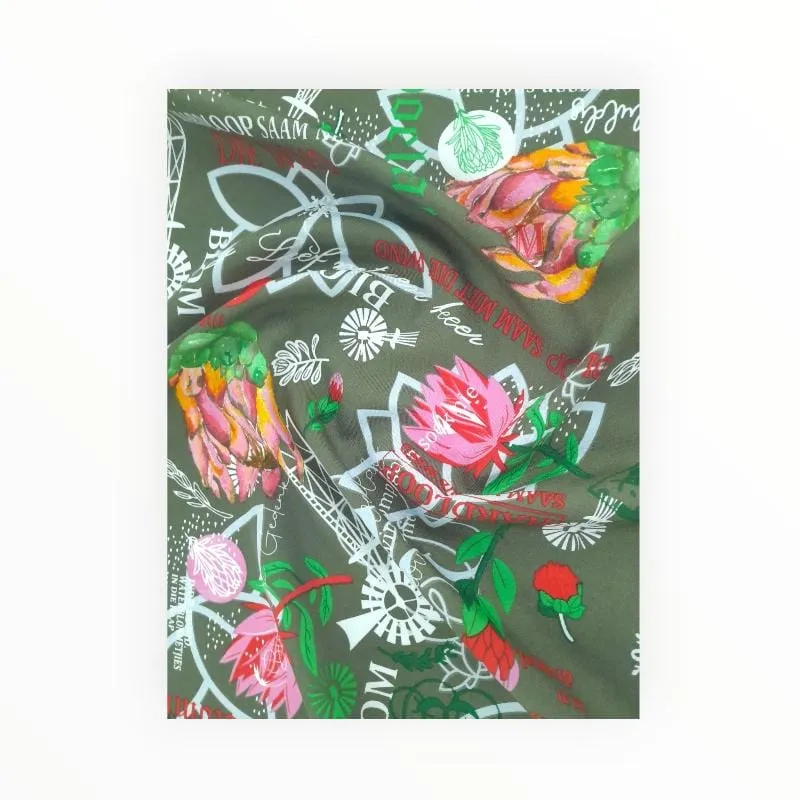 Printed Mini Matt Design 8 Afrikaans Collection 140 cm