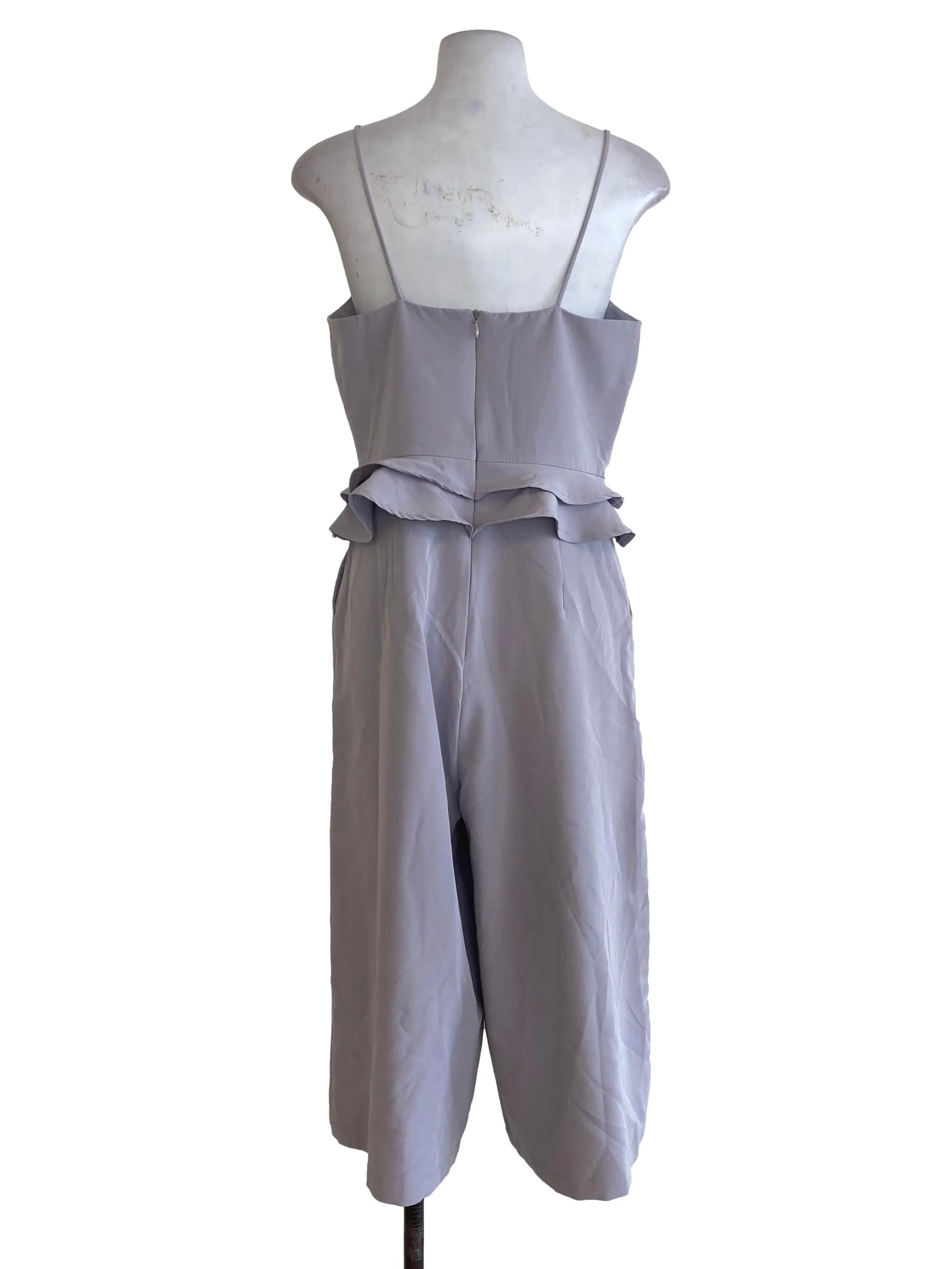 Purple Ruffle Jumpsuits