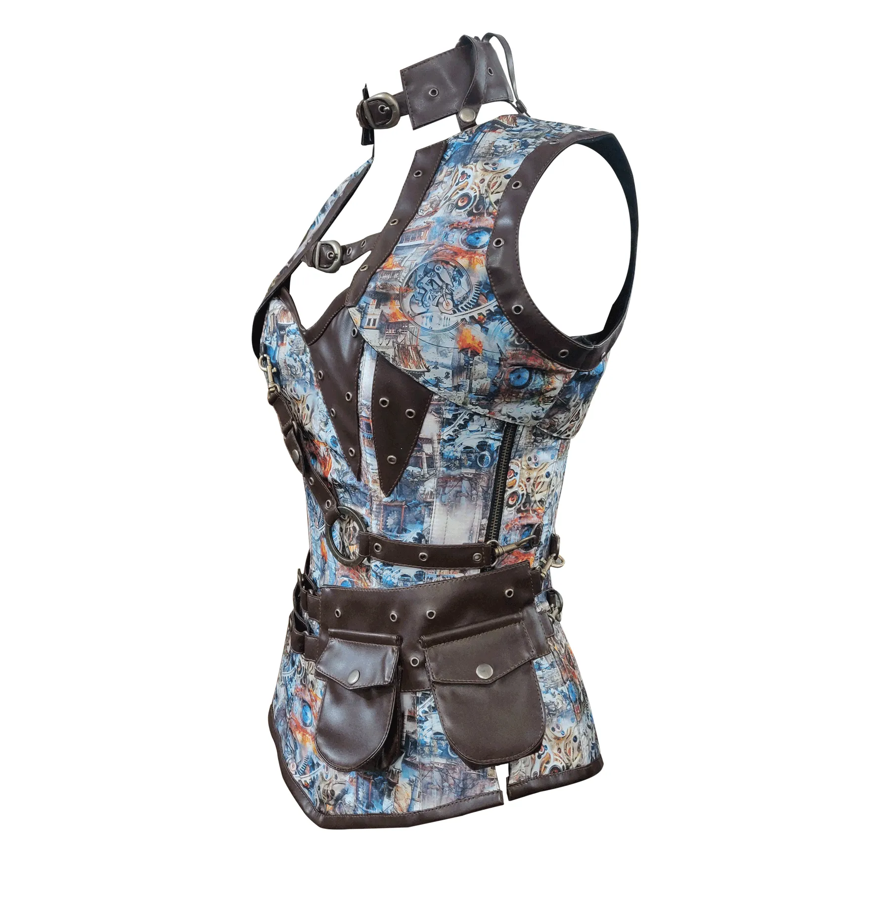 Reegan Steampunk Overbust Corset