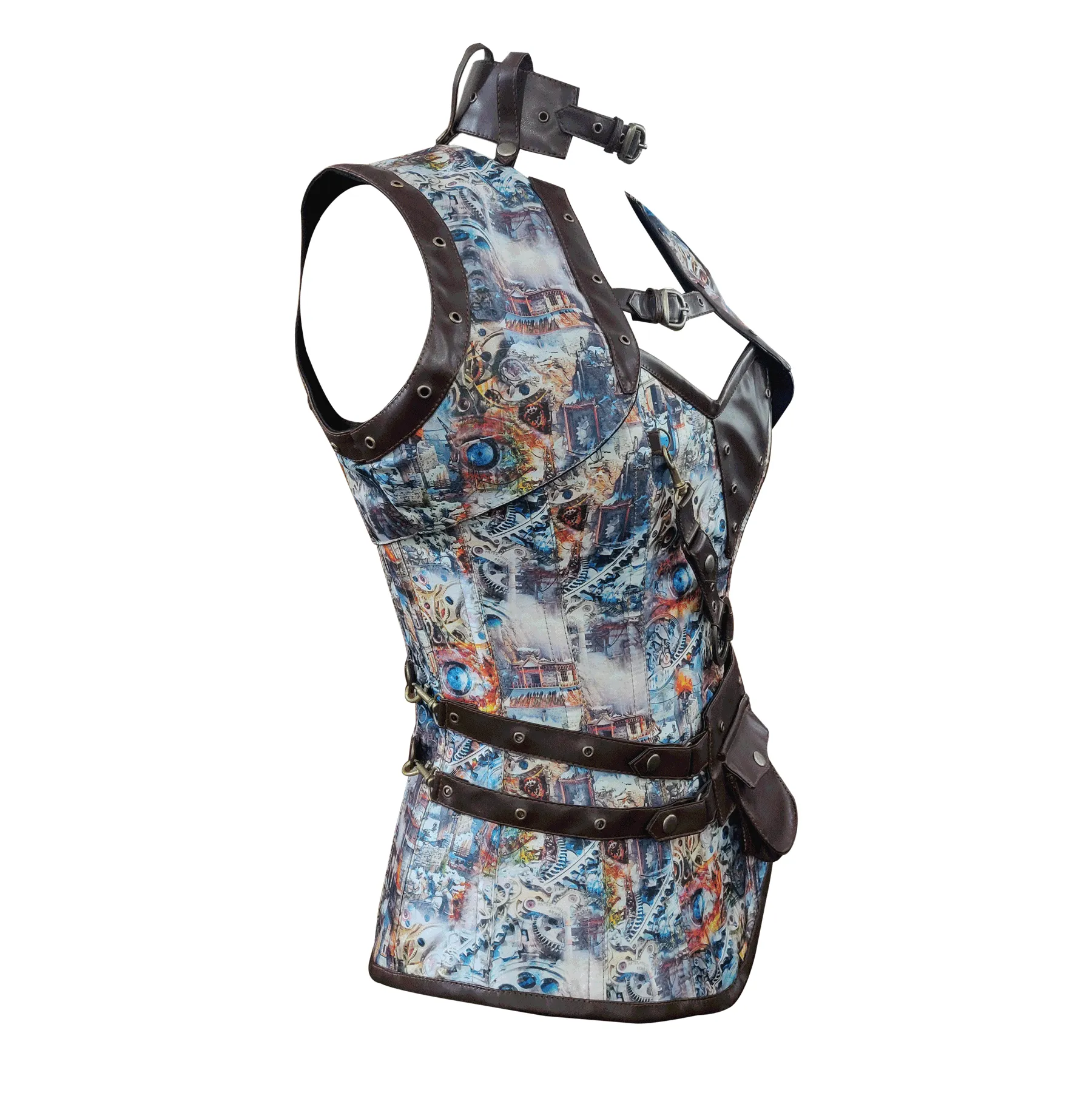 Reegan Steampunk Overbust Corset
