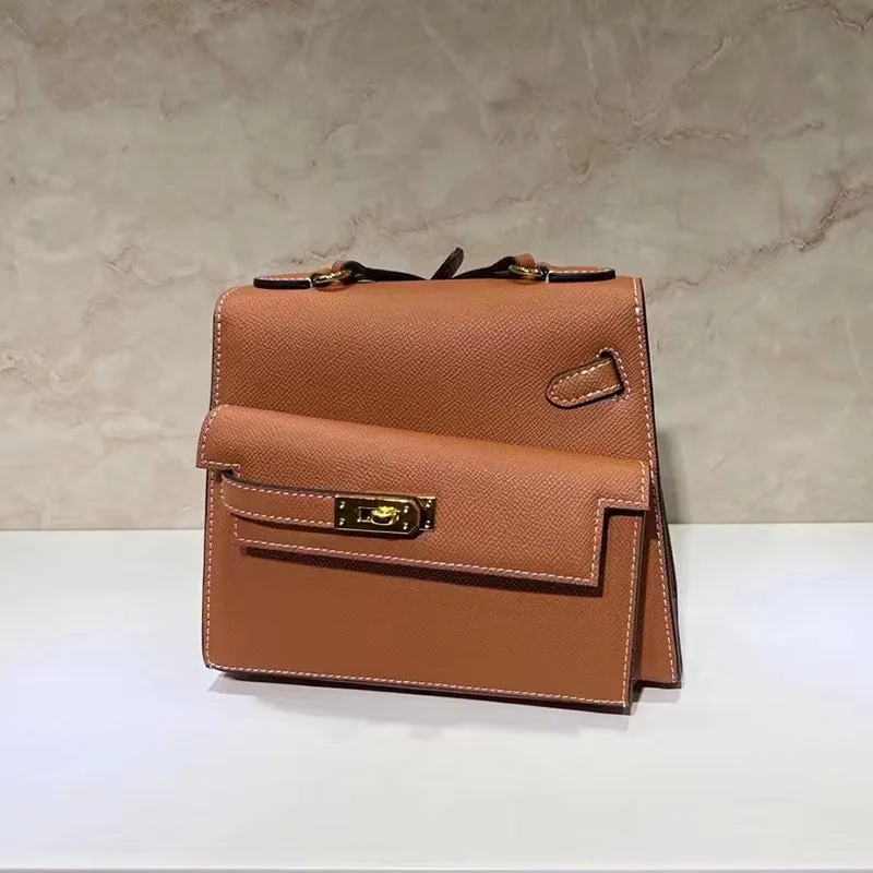 Renee Padlock Leather Satchel