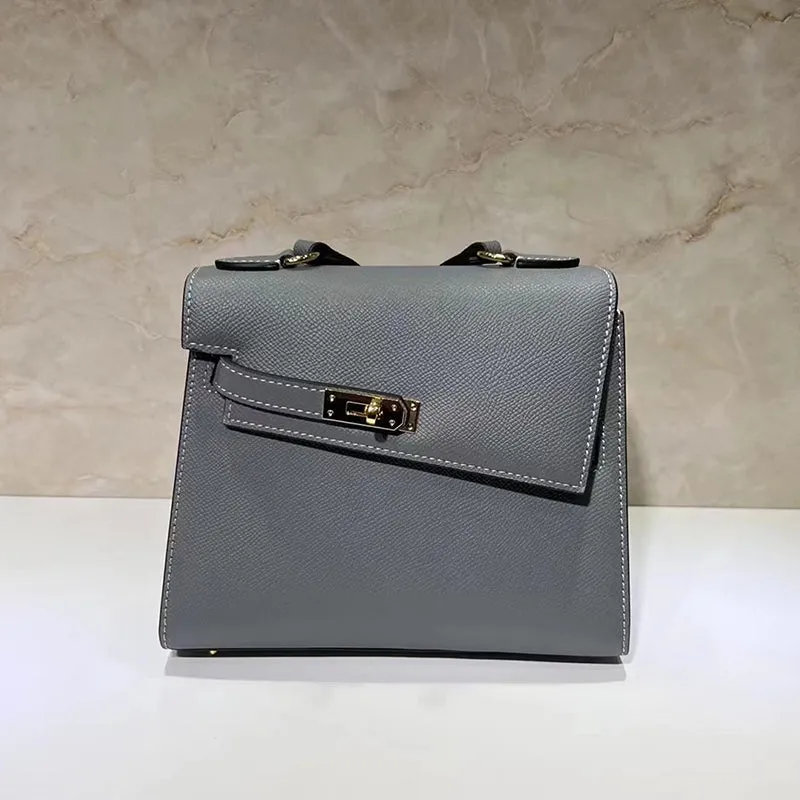 Renee Padlock Leather Satchel