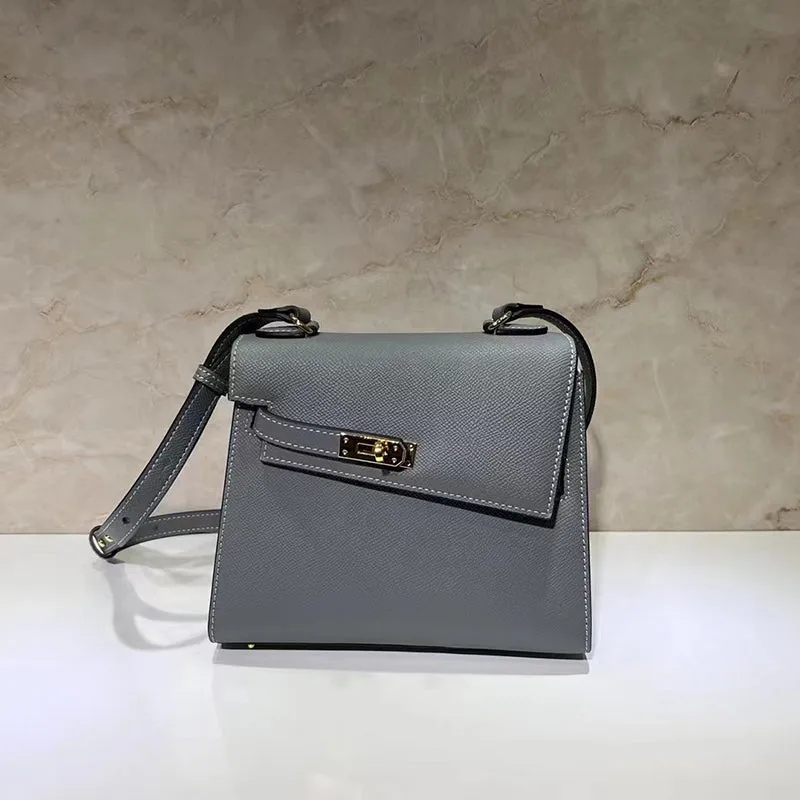 Renee Padlock Leather Satchel