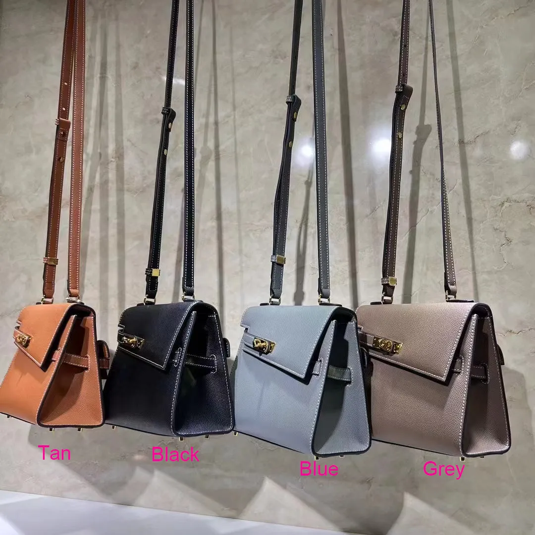 Renee Padlock Leather Satchel