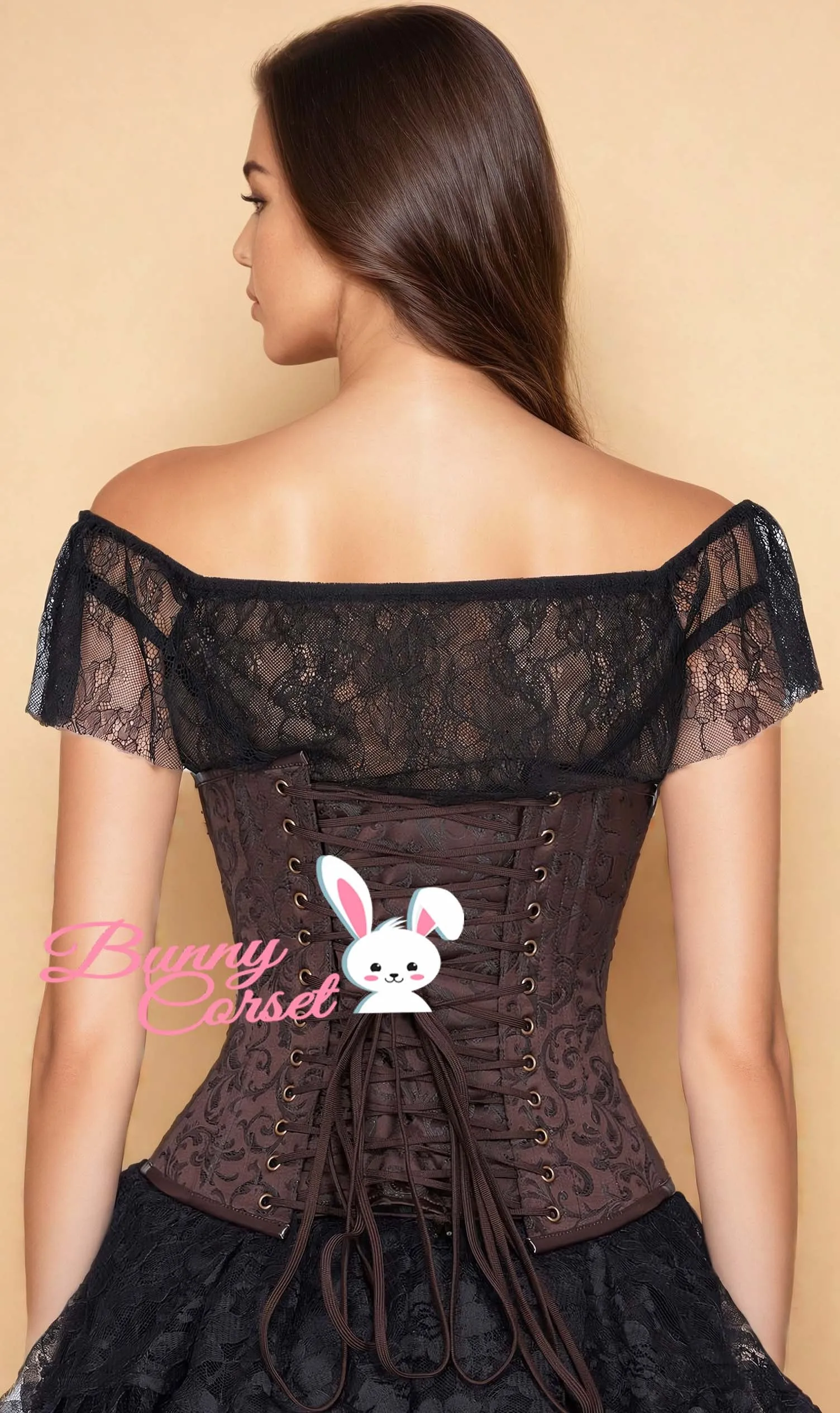 Sallai Custom Made Steampunk Brocade Corset