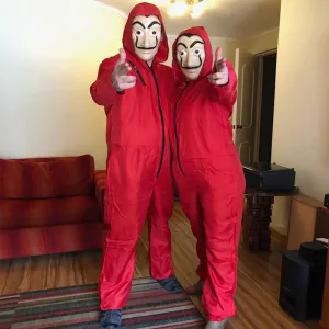 Salvador Dali La Casa De Papel Costume & Face Mask Cosplay The House of Paper Role Playing Party Adult Cosplay Money Heist S-XXL