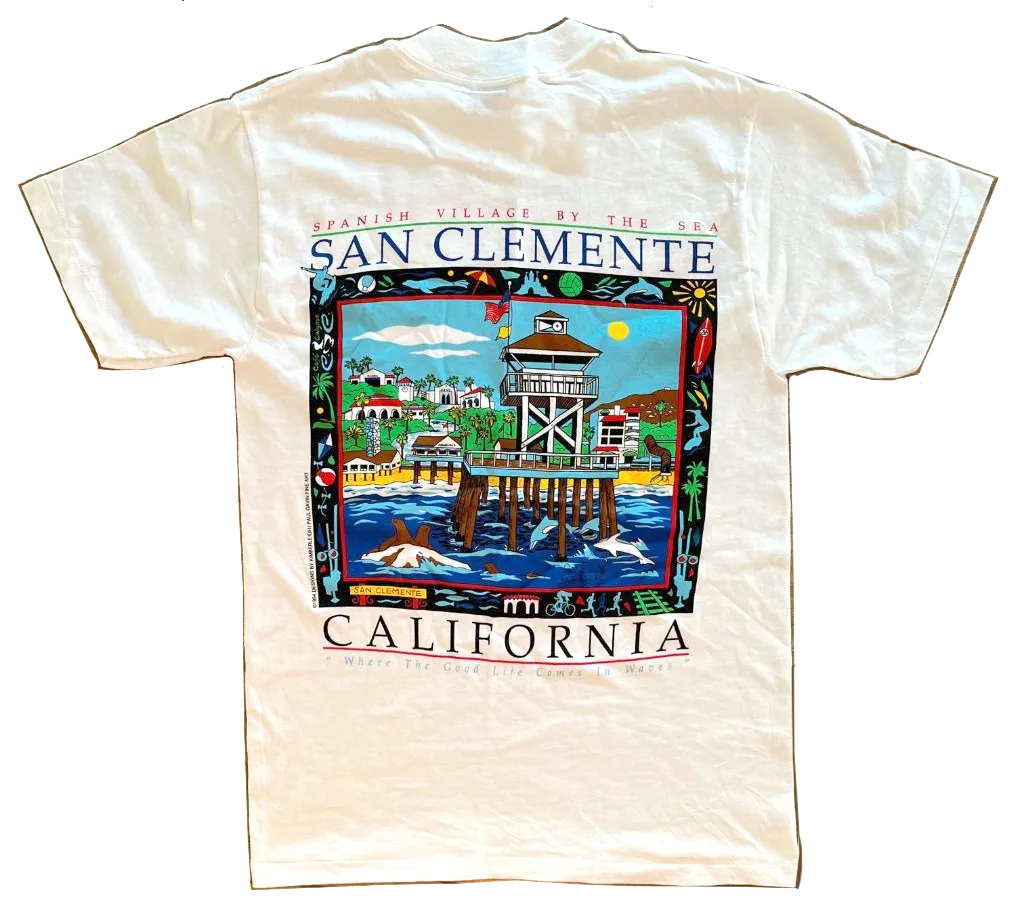 San Clemente: "Spanish Village by the Sea" T-shirts