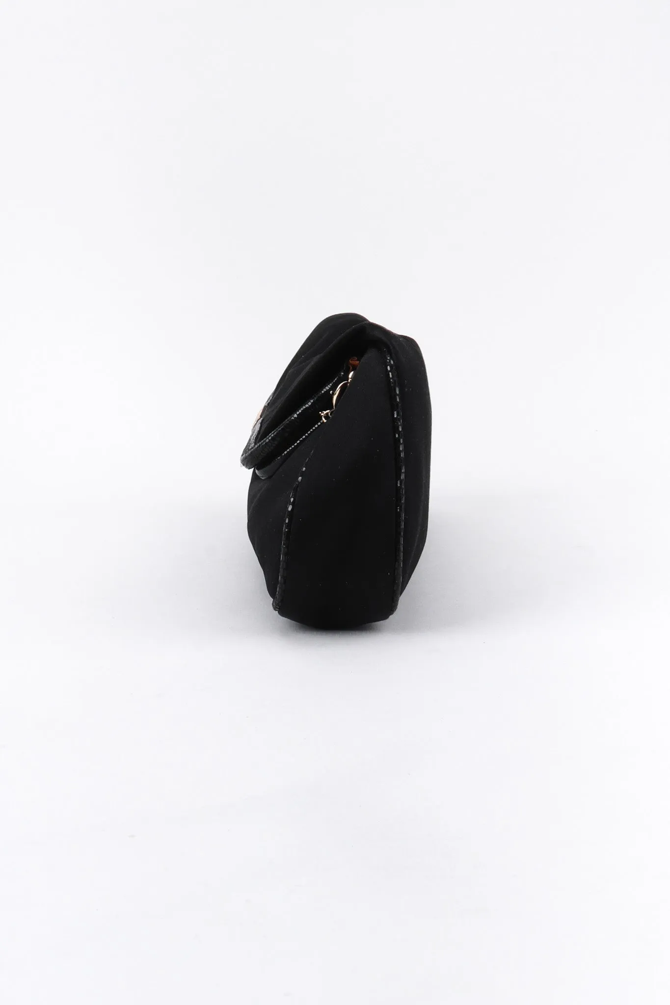 Satin Baguette Clutch