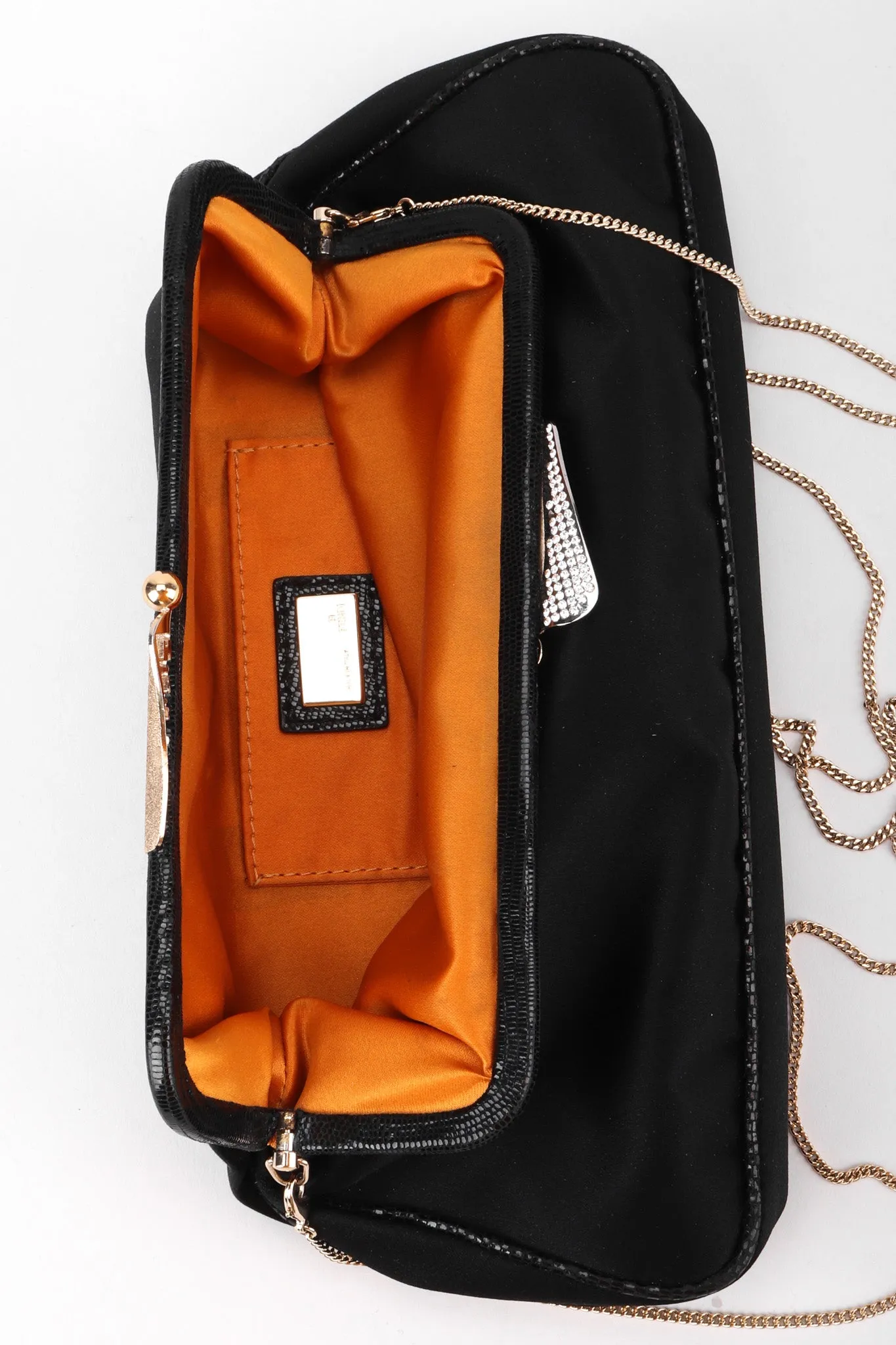 Satin Baguette Clutch