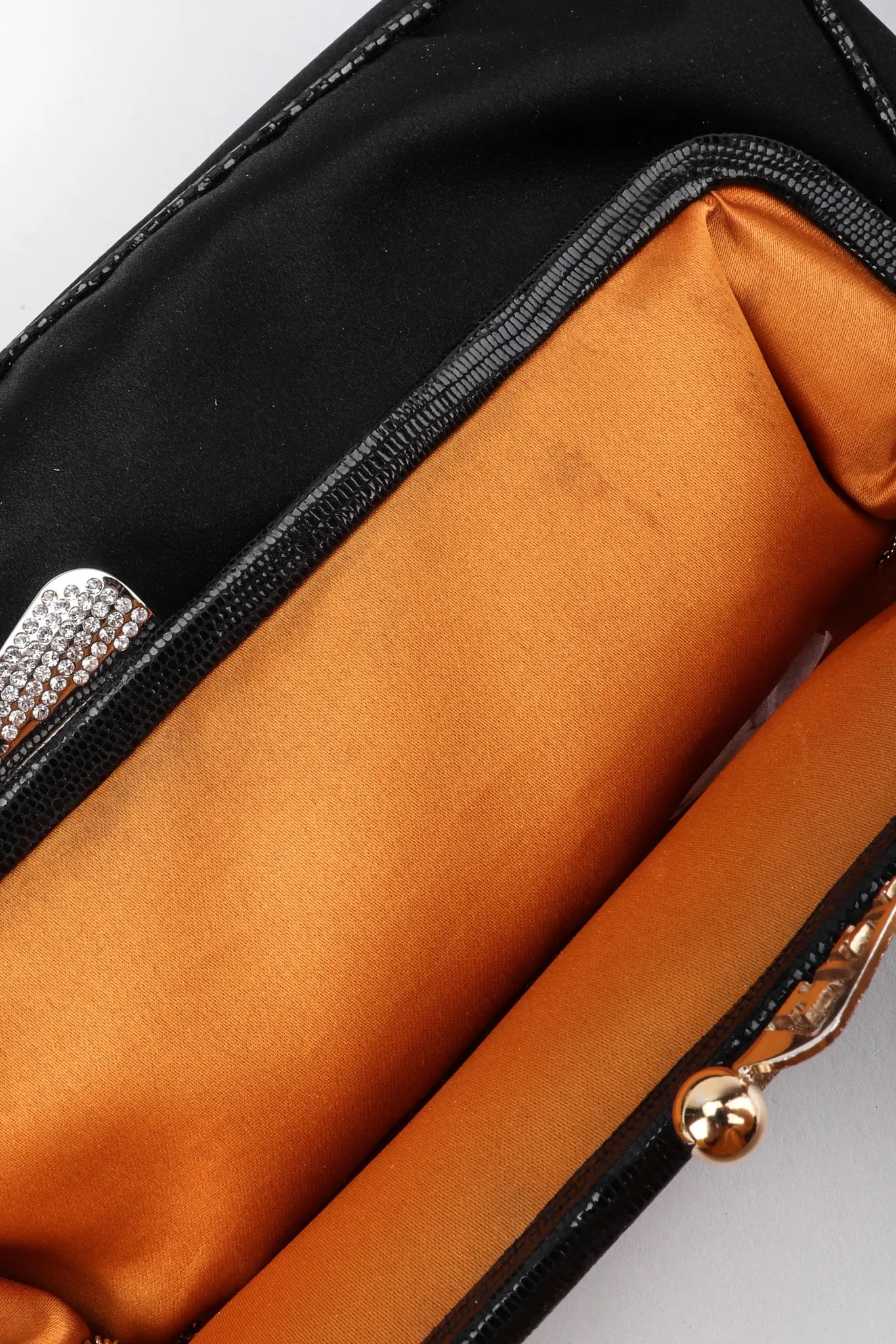 Satin Baguette Clutch
