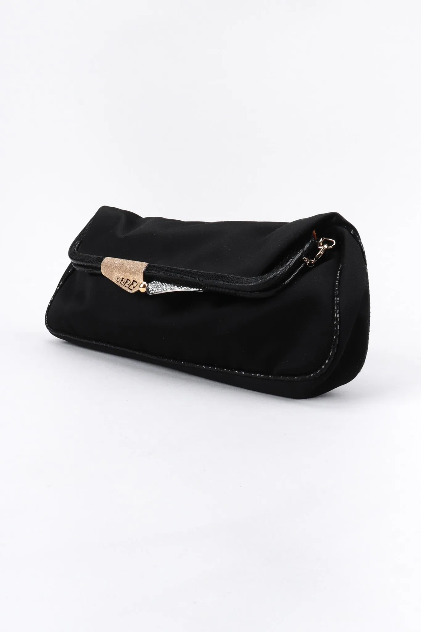 Satin Baguette Clutch