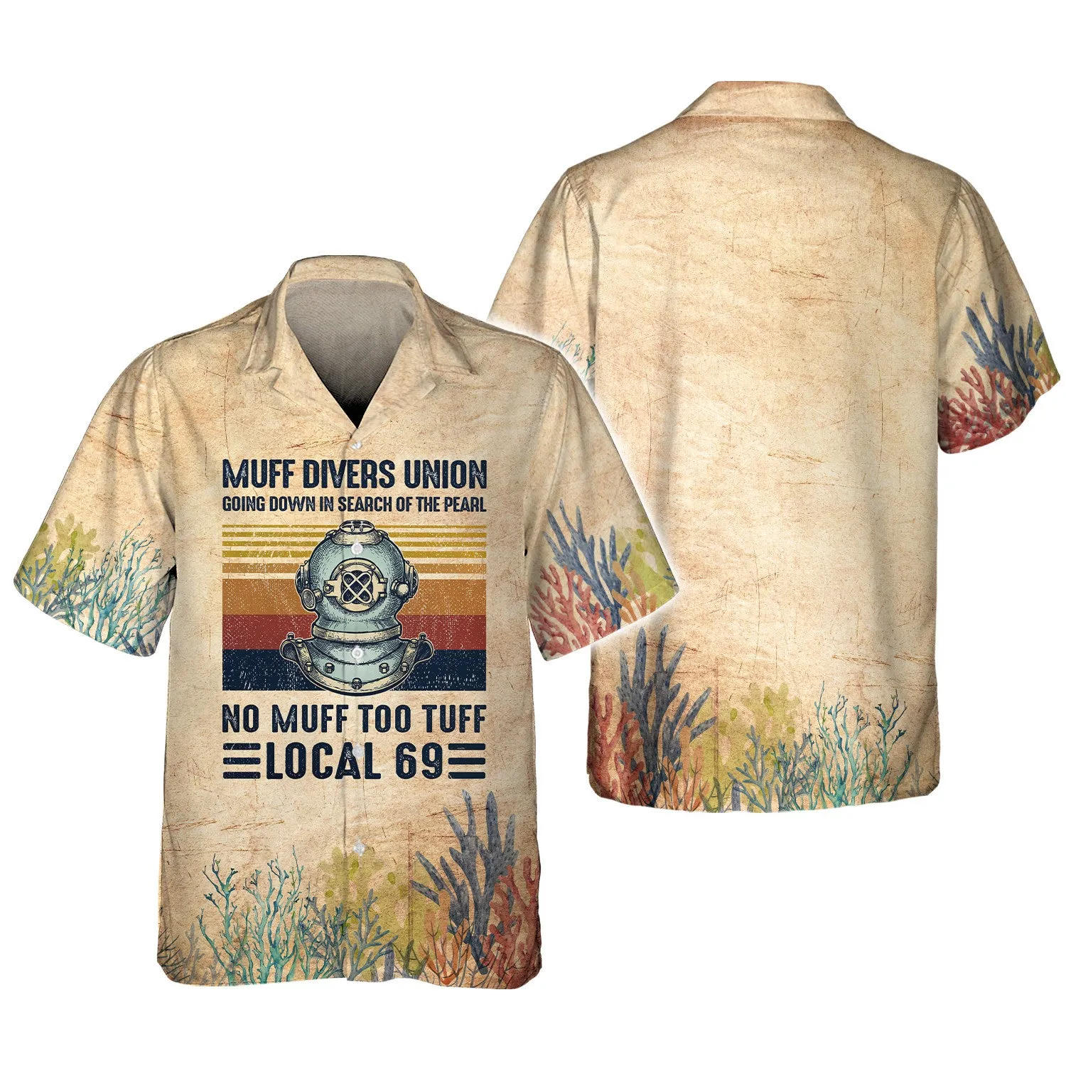 Scuba Muff Divers Union 3D All Over Printed Tshirt Dive
