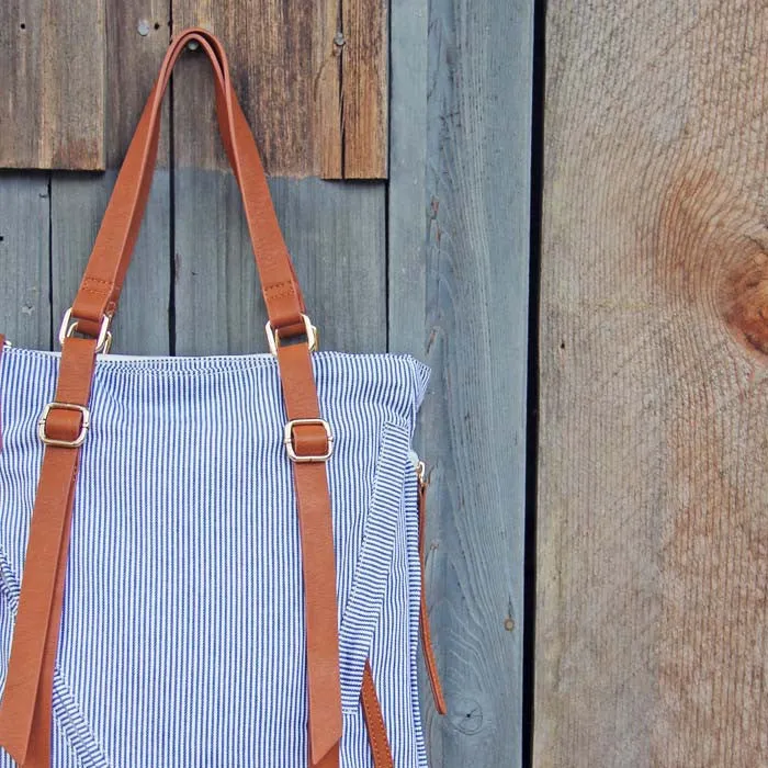 Seedling Pinstripe Tote