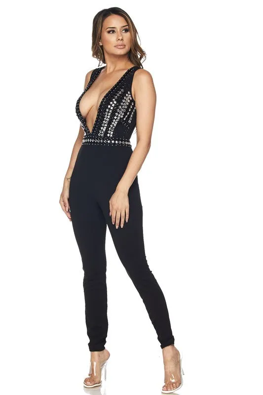 Selena Studded Jumpsuit