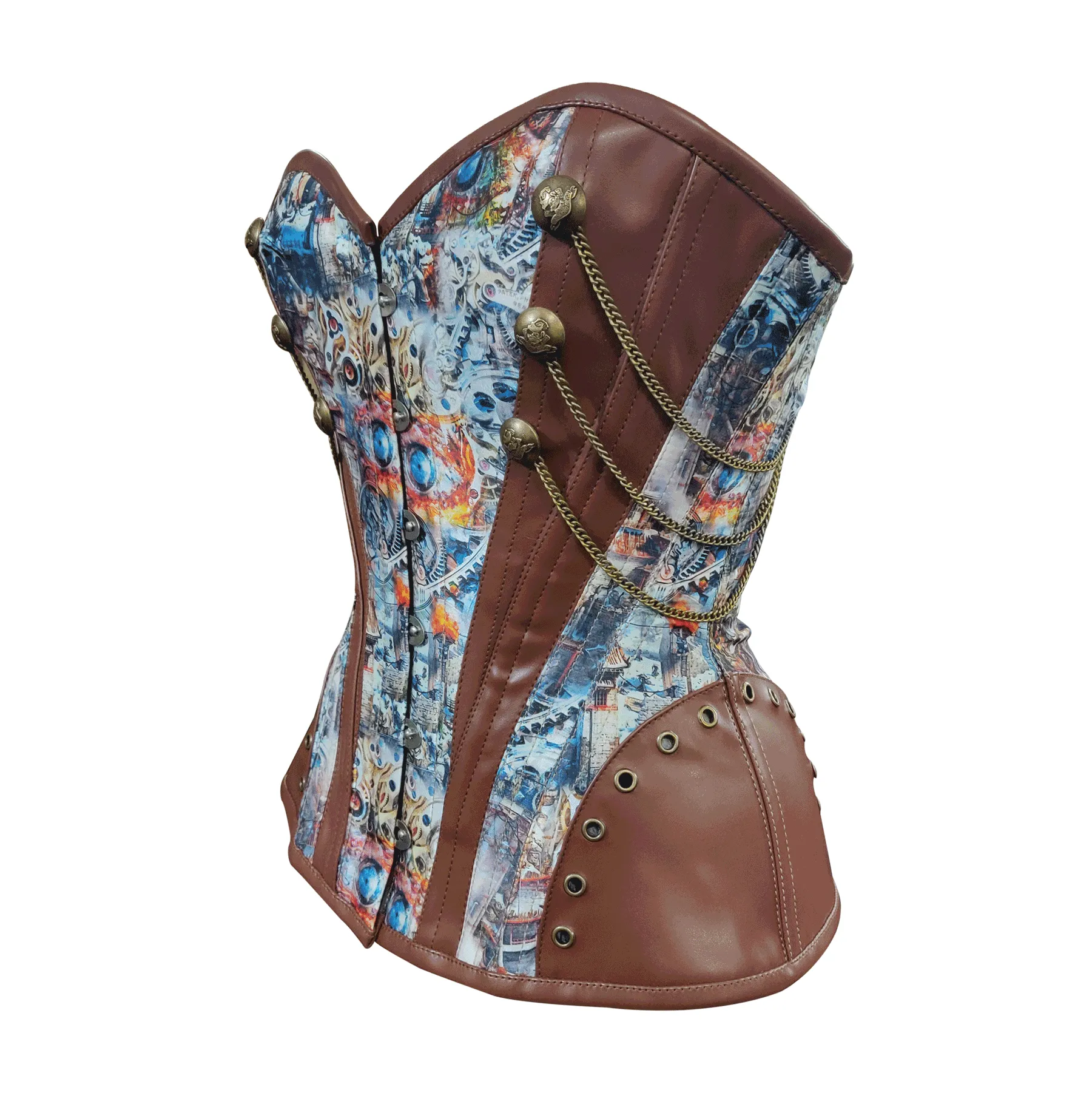Shadow Steampunk Overbust Corset