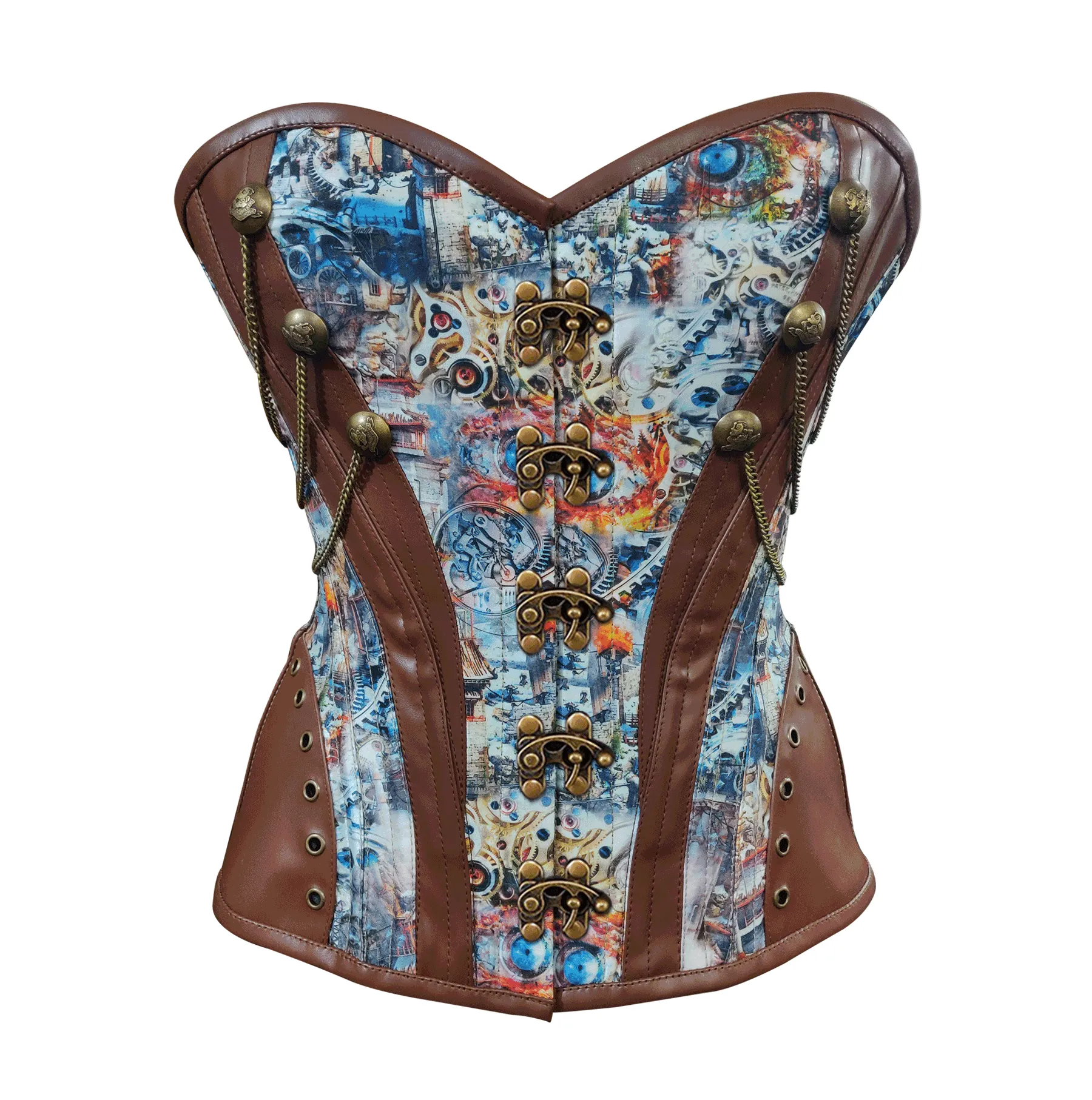 Shadow Steampunk Overbust Corset