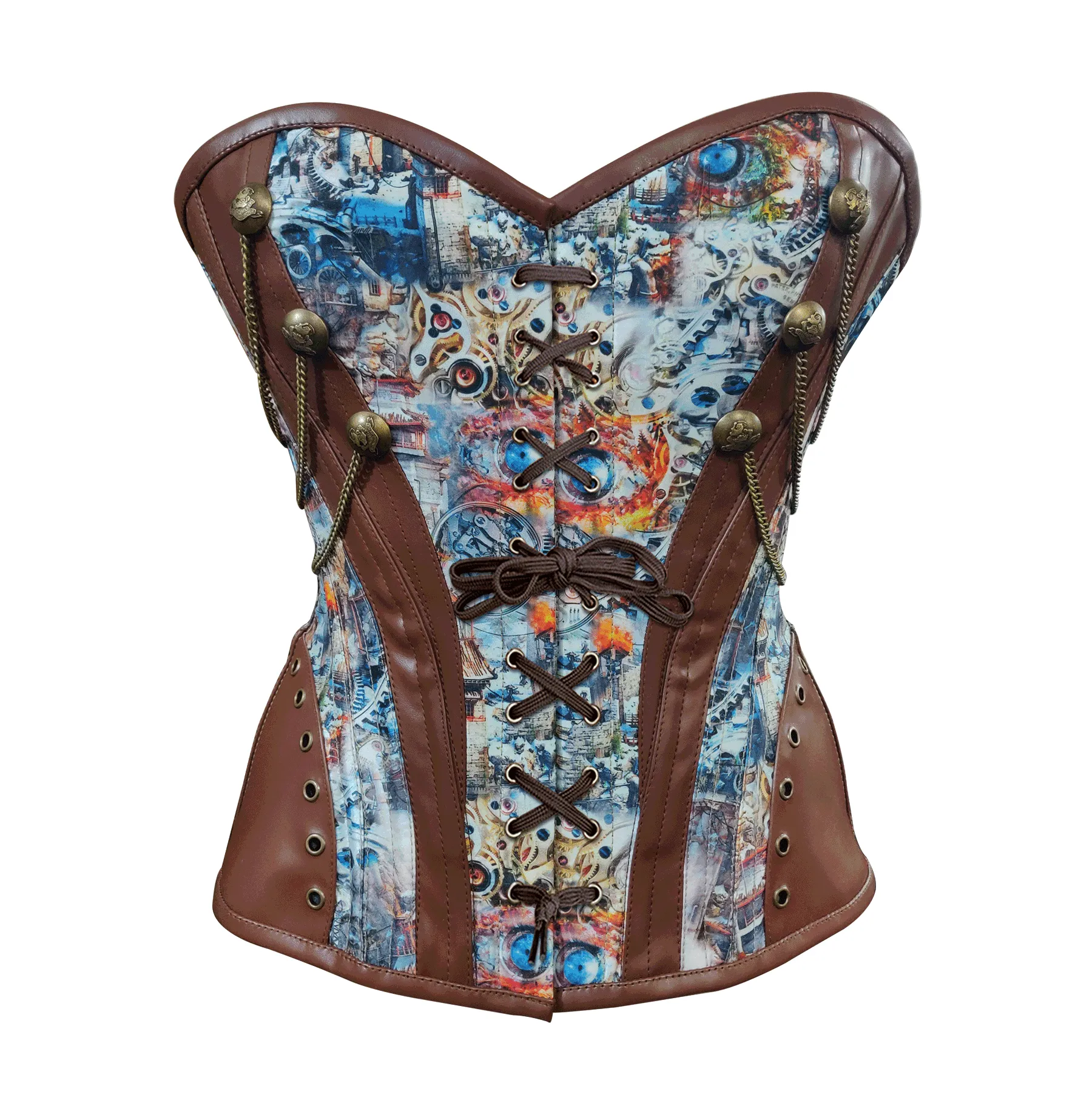 Shadow Steampunk Overbust Corset